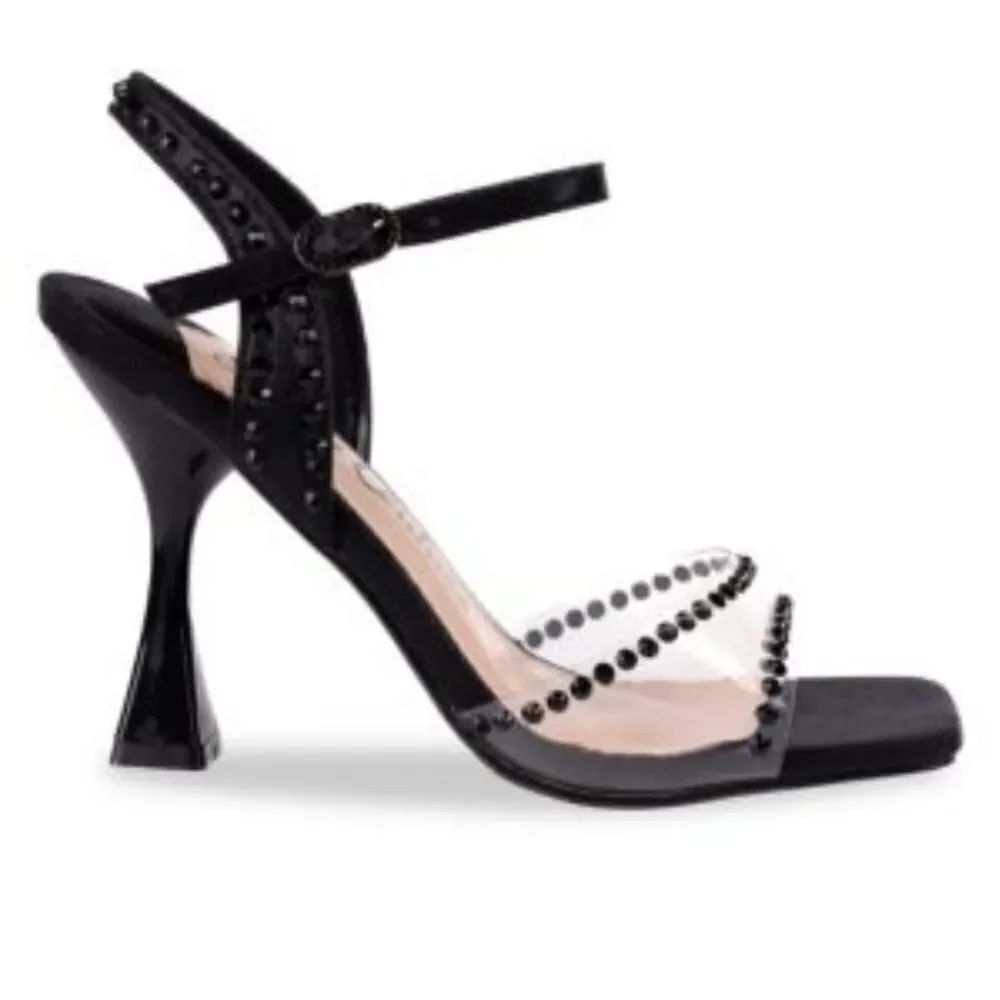 BRAND NEW LADY COUTURE BRANDY RHINESTONE STILETTO HEEL SANDALS G1